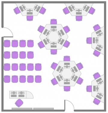 IT Learning Centre Evenlode room layout